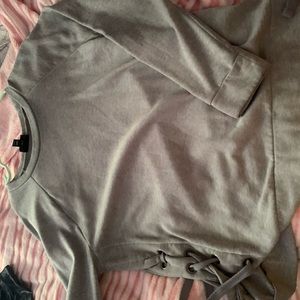 Sweater long sleeve type of shirt